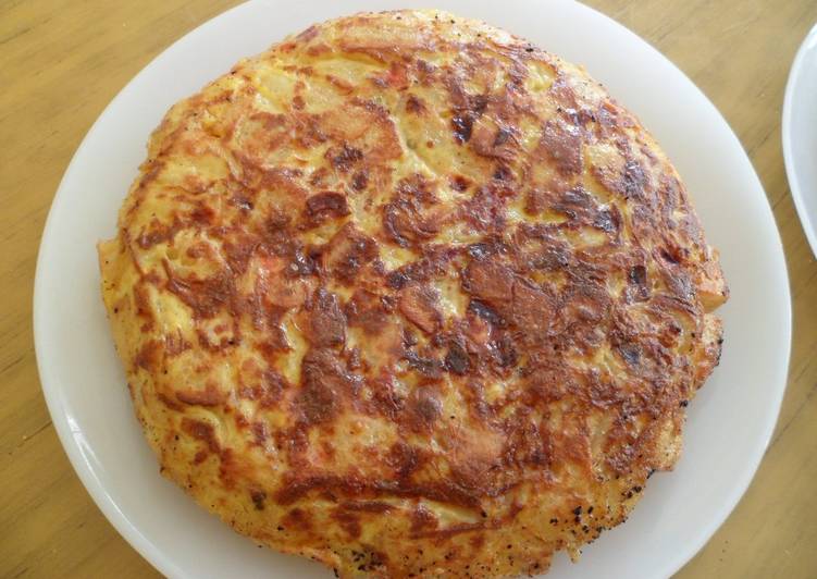 Tortilla de papas a la española Receta de mcdelg1 Cookpad