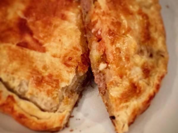 Hojaldre de berenjena y carne 🍆🍖