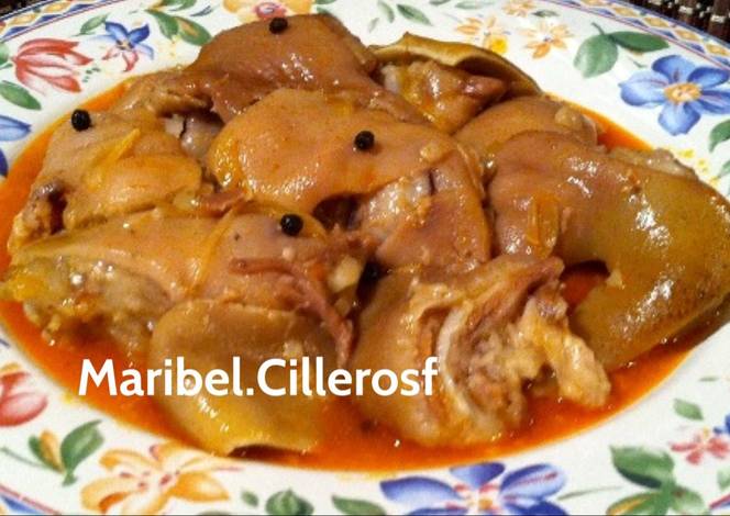 Salsa En Cerdo De Oreja