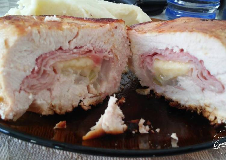 Receta de supremas rellenas