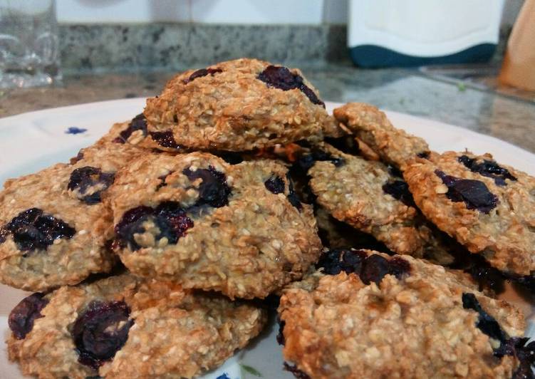 Galletas de avena veganas sin huevo, sin leche, sin harinas Receta de