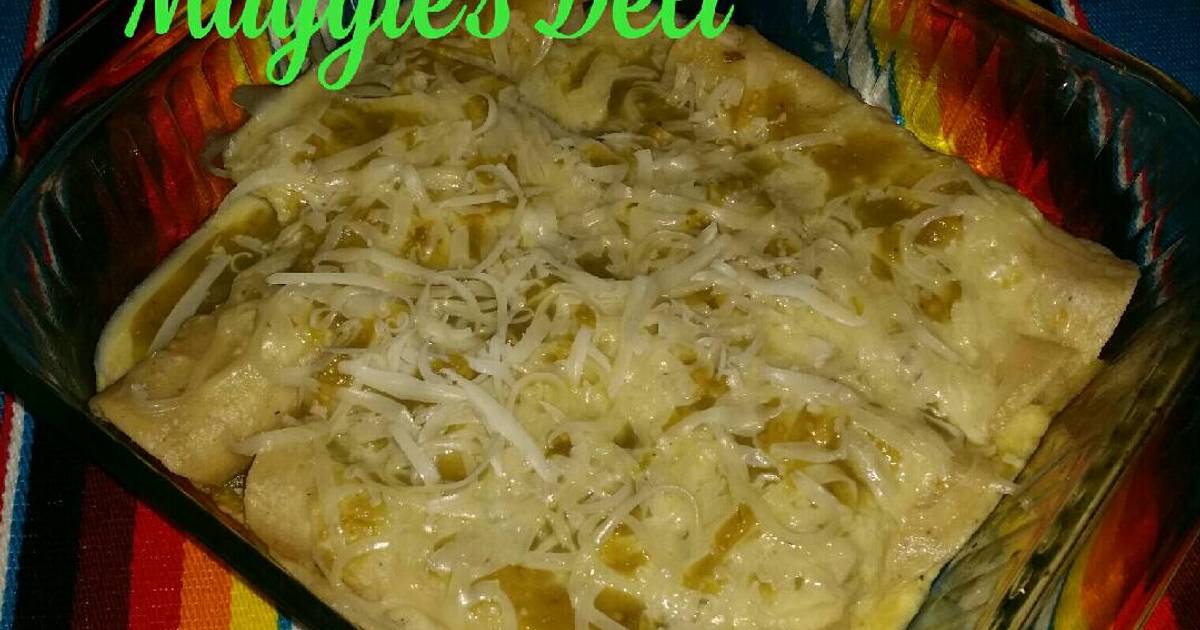 Enchiladas verdes (al estilo de Mejjicanna) Receta de Maggie Cookpad