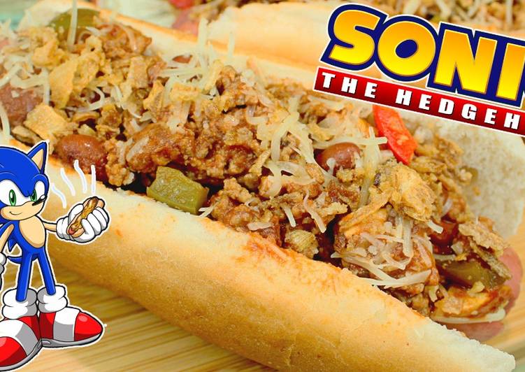 Sonic The Hedgehog Chili Dogs