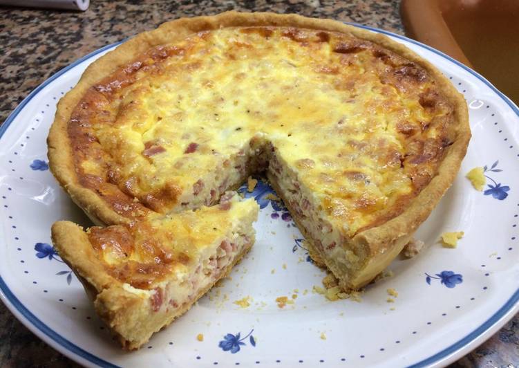 Quiche de jamón, bacon y queso Receta de CeliaCth Cookpad
