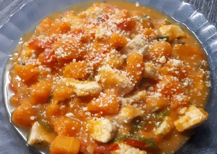 dieta zapallo y pollo