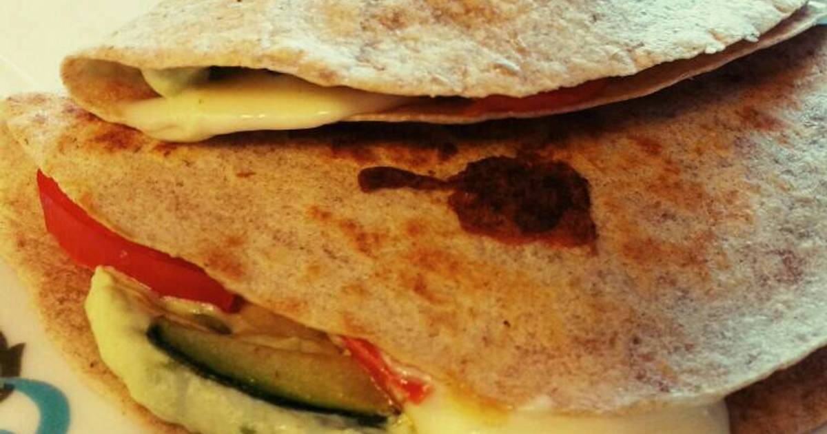 Quesadillas de verduras y queso 🌮 Receta de Sabrina Rodas Cookpad