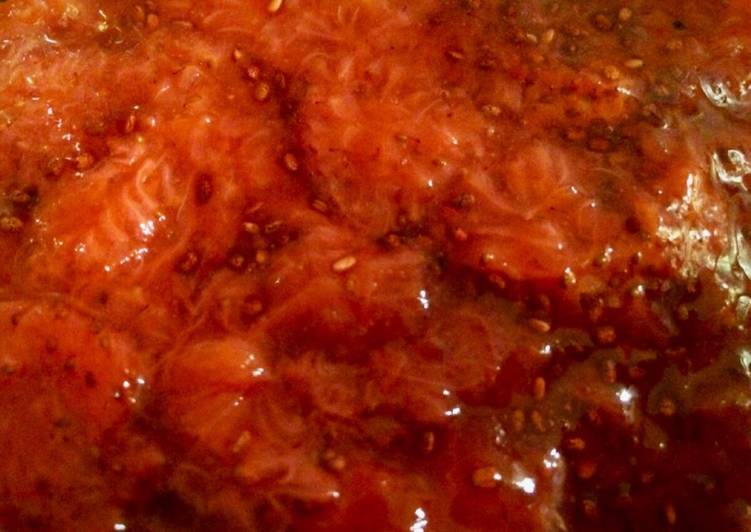 Mermelada light de frutilla y chía fácil