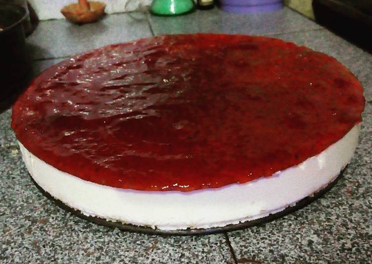 Cheesecake Sin Horno Receta De Jimena - Cookpad