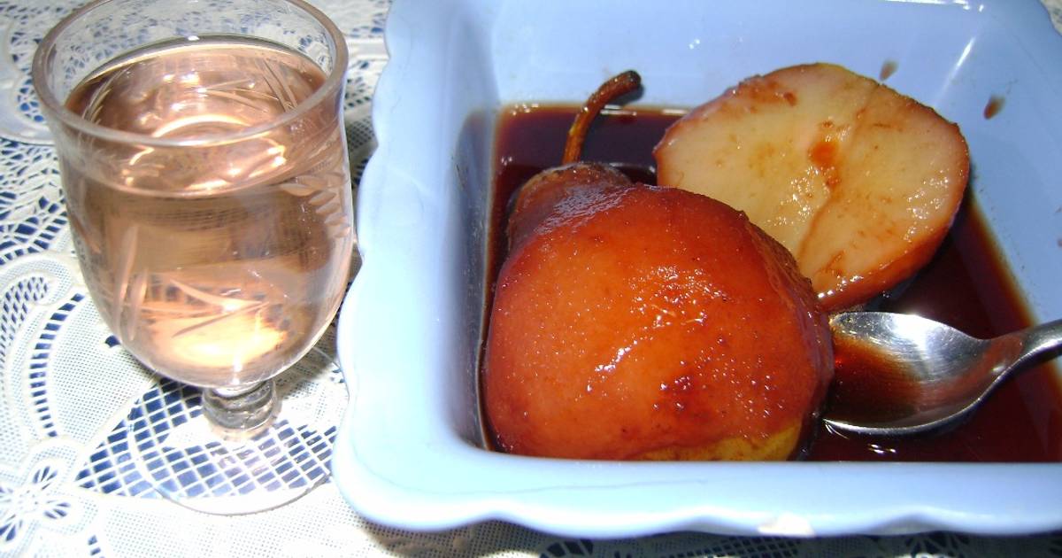 Pera al vino tinto Receta de La profe luisa - Cookpad Pera al vino tinto Receta de La profe luisa - Cookpad