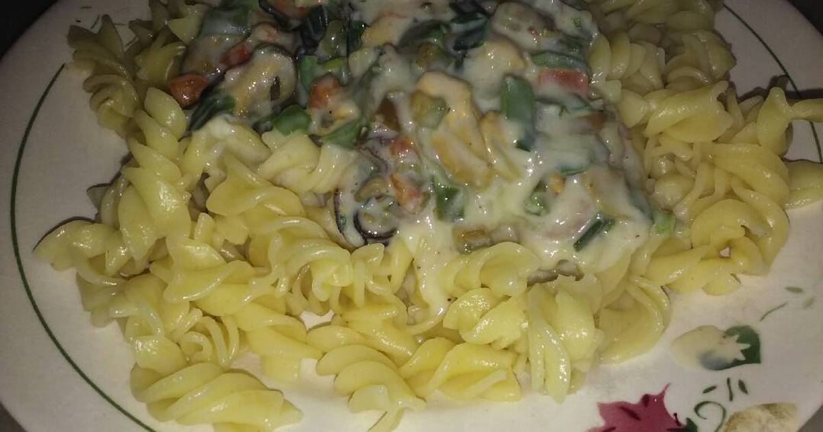 Pasta con crema de leche 665 recetas caseras Cookpad