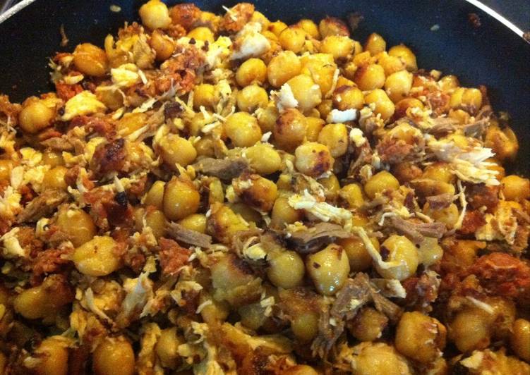 Garbanzos fritos Receta de Loureiro Cookpad