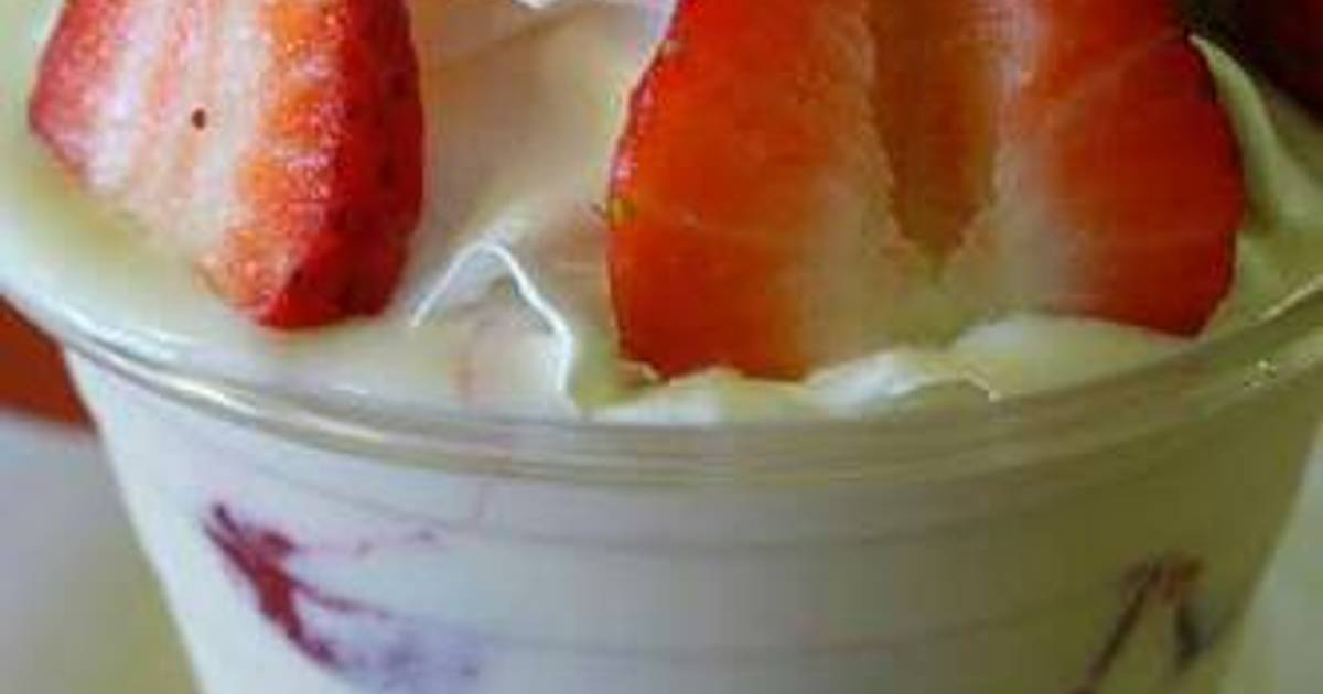Fresas con crema 553 recetas caseras Cookpad