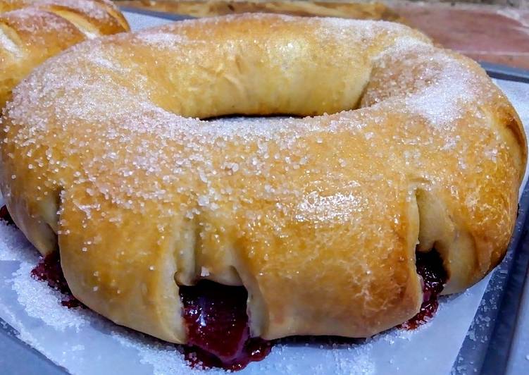 ROSCÓN Relleno con Bocadillo de Guayaba.. !💝 Receta de ...