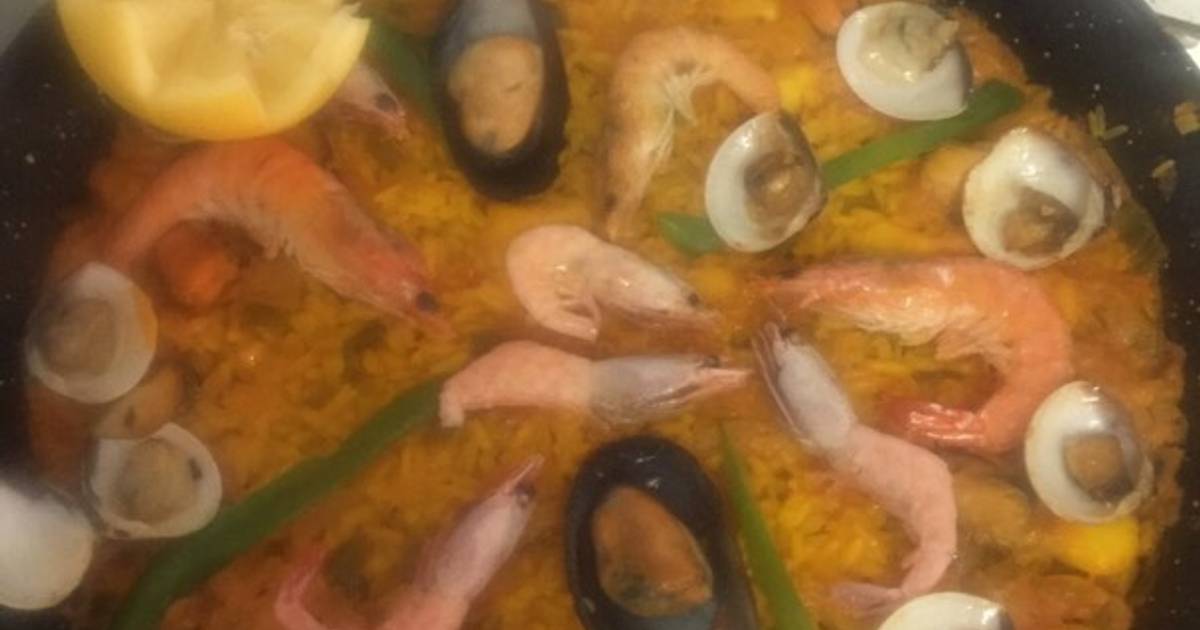 Paella de marisco congelado 48 recetas caseras Cookpad