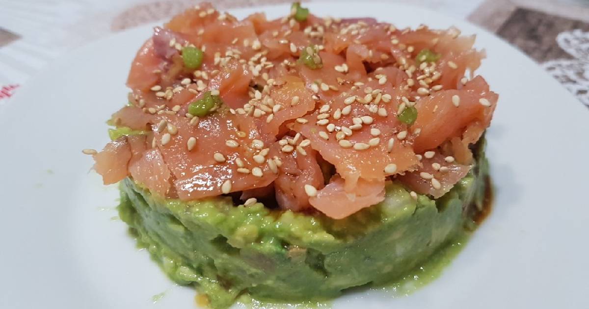 Tartar de salmon ahumado - 35 recetas caseras - Cookpad