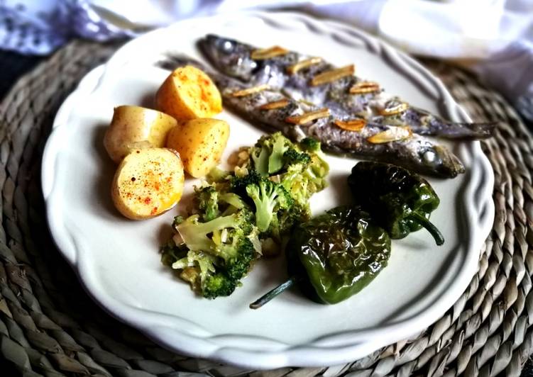 Pescado blanco al horno con verduras Receta de "cocinar ...