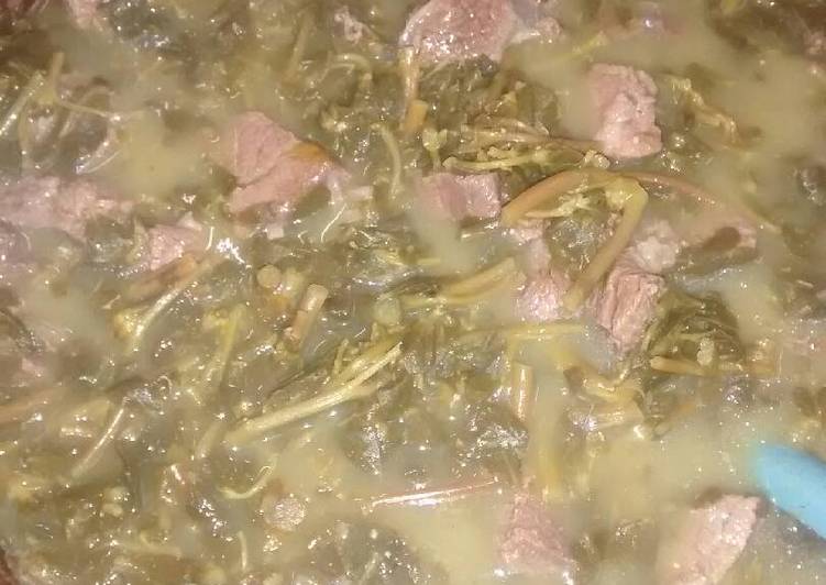 Salsa verde para carne de pollo