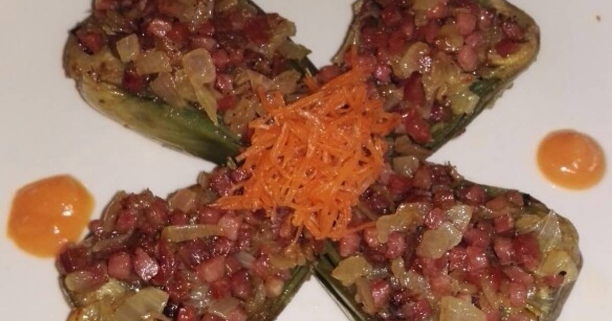 Resultado de imagen de .alcachofas rellenas