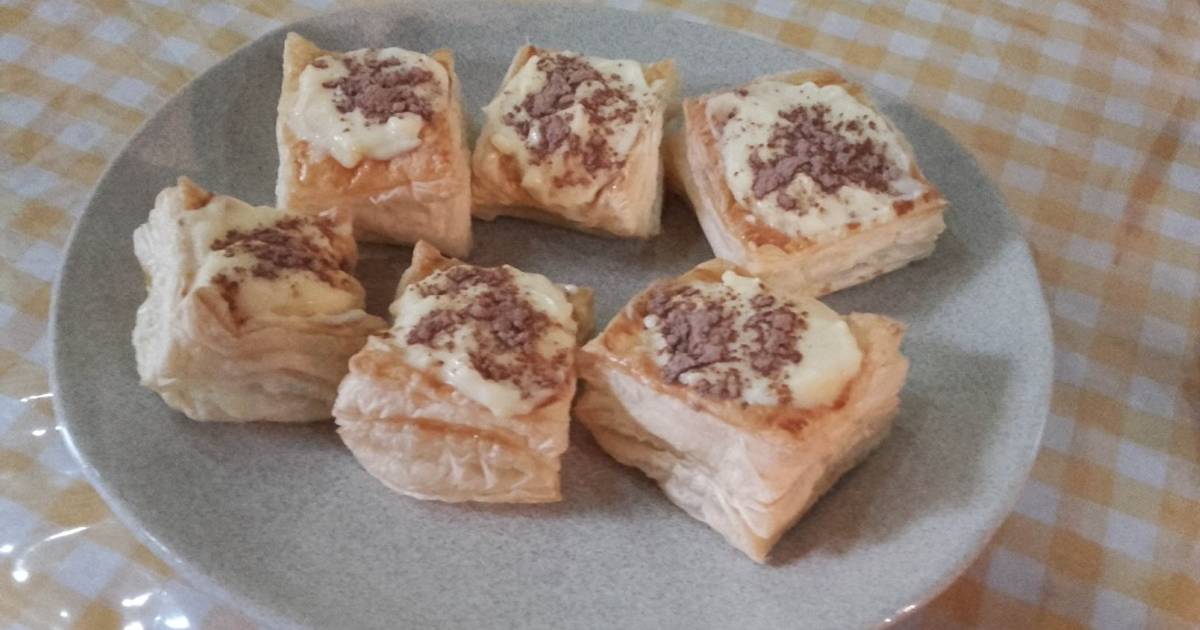 Postres de hojaldre