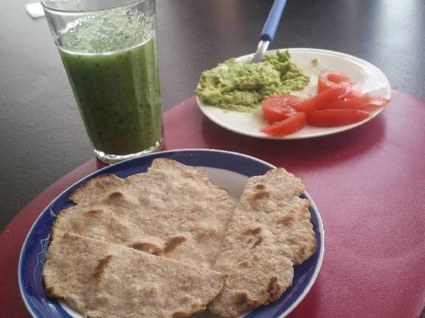 Pan pita casero