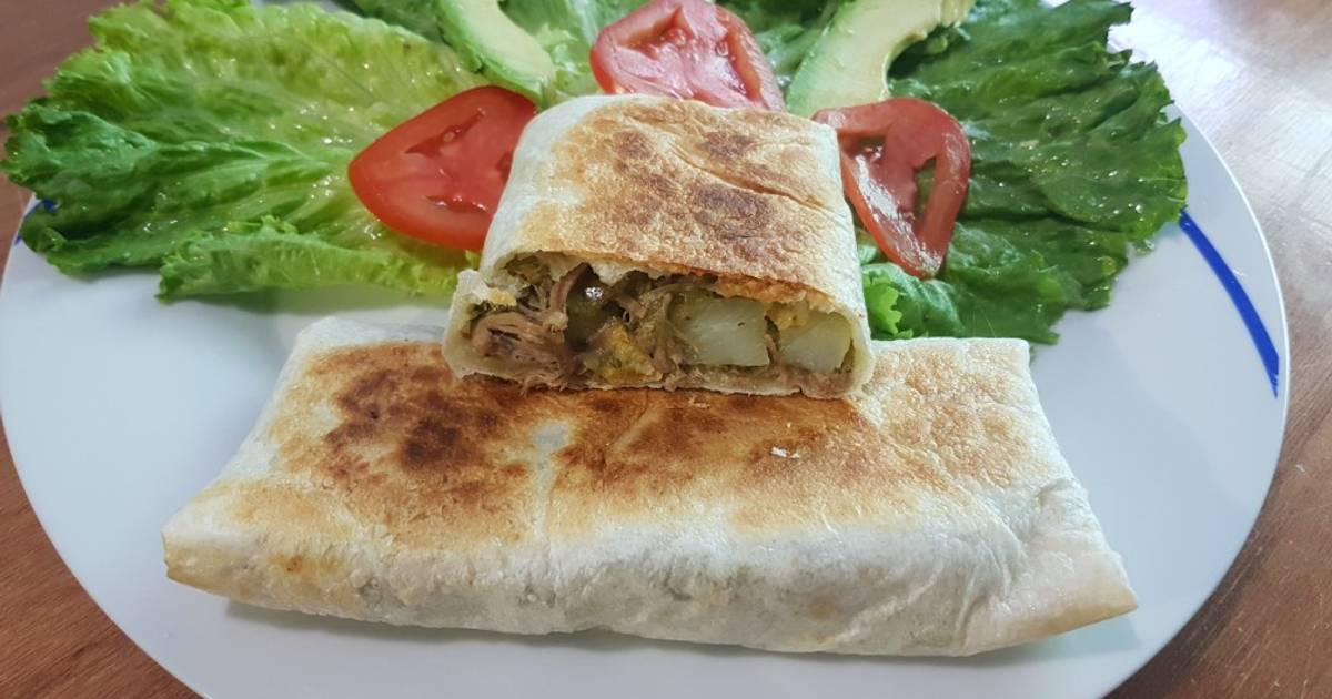 Burritos de carne 67 recetas caseras Cookpad