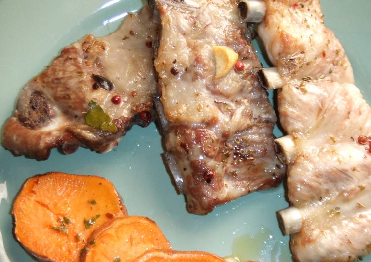 Costillas de cerdo ibérico horneadas Receta de Cuqui - Cookpad