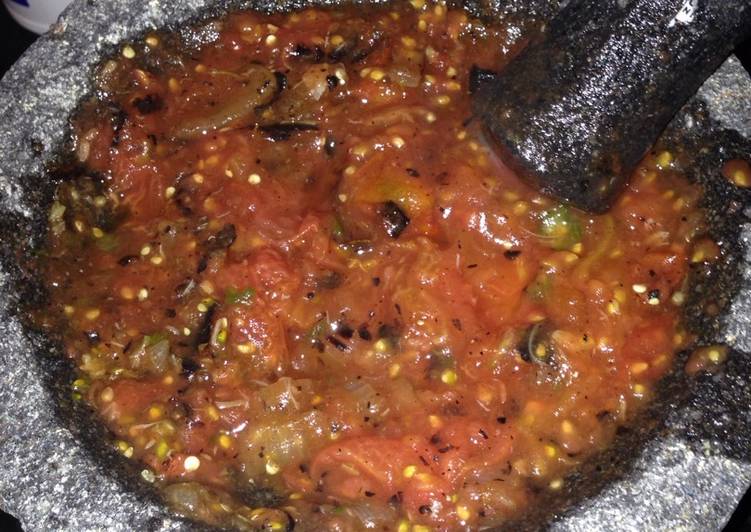 Salsa de tomates asados a la parrilla Receta de PabloRC - Cookpad