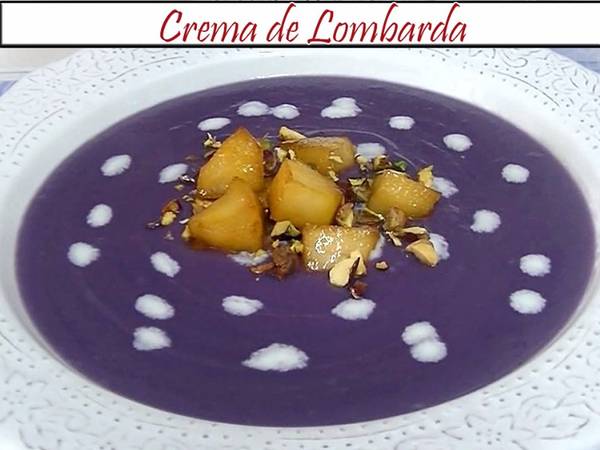 Crema de col lombarda
