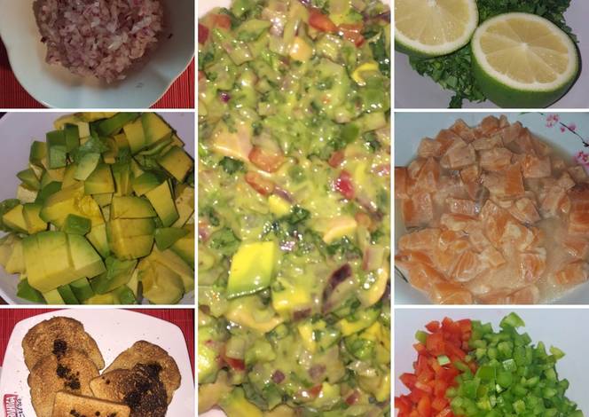 
          Ceviche de Salmón
        