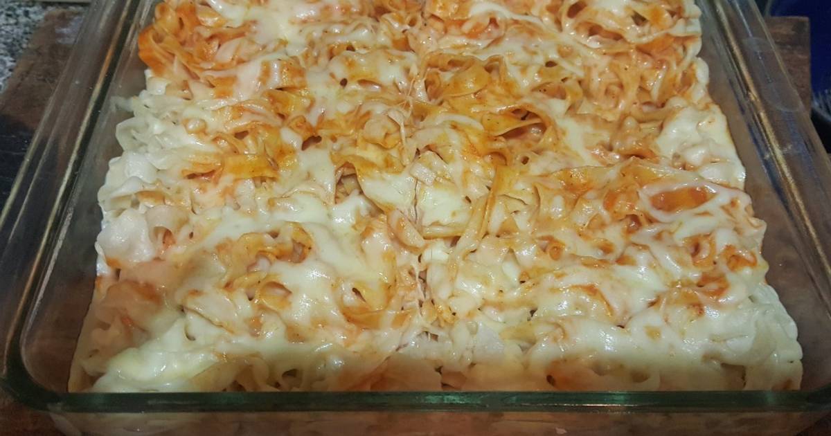 Fideos con crema de leche 418 recetas caseras Cookpad