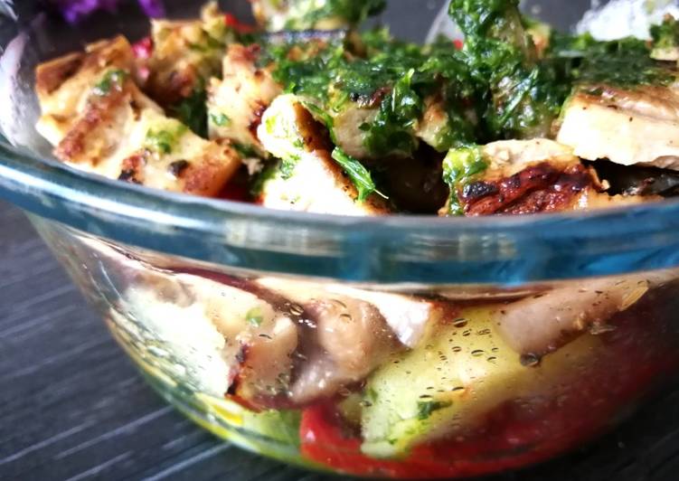 Foto principal de Patata con panceta y pimiento de Piquillo