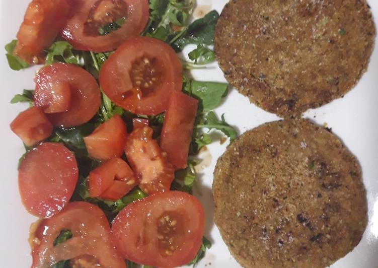 
  Hamburguesas veganas de soja
