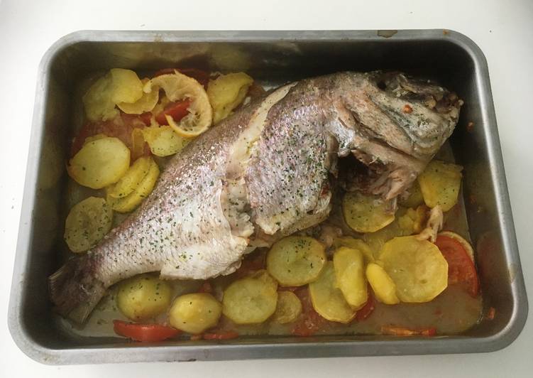 Pargo al horno Receta de Silvia - Cookpad