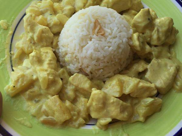 Pechugas de pollo al curry