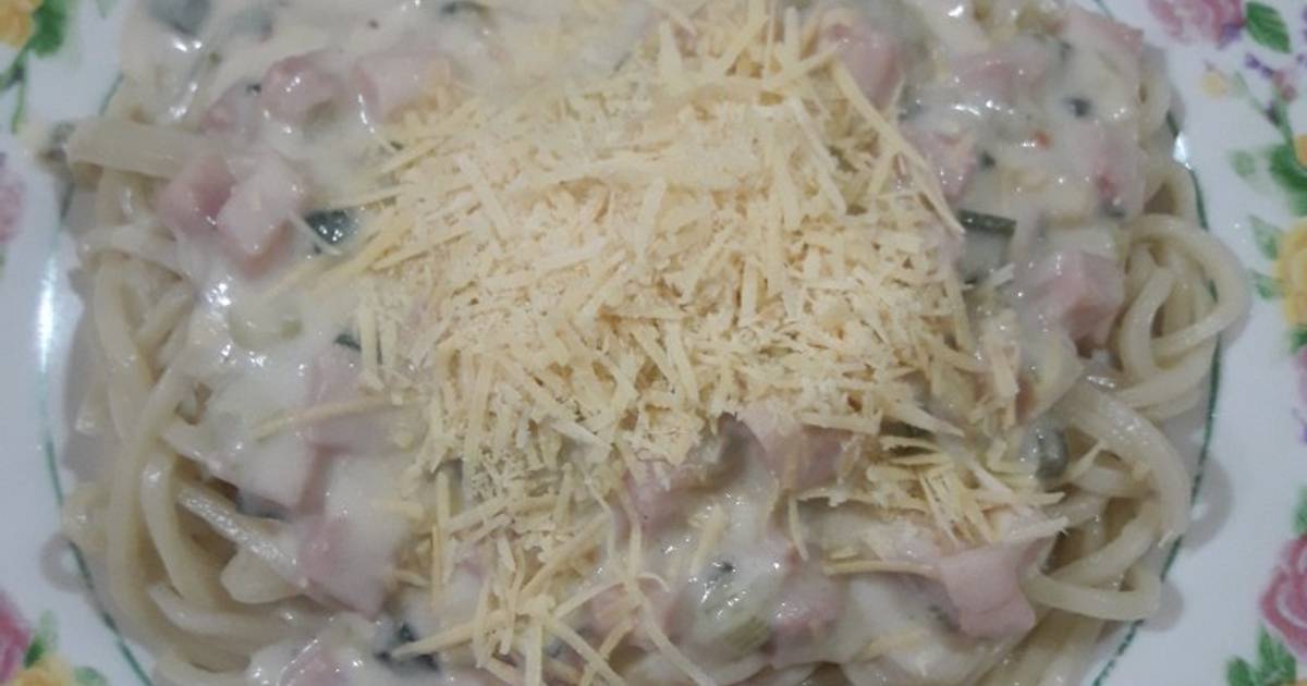 Fideos con crema de leche 254 recetas caseras Cookpad