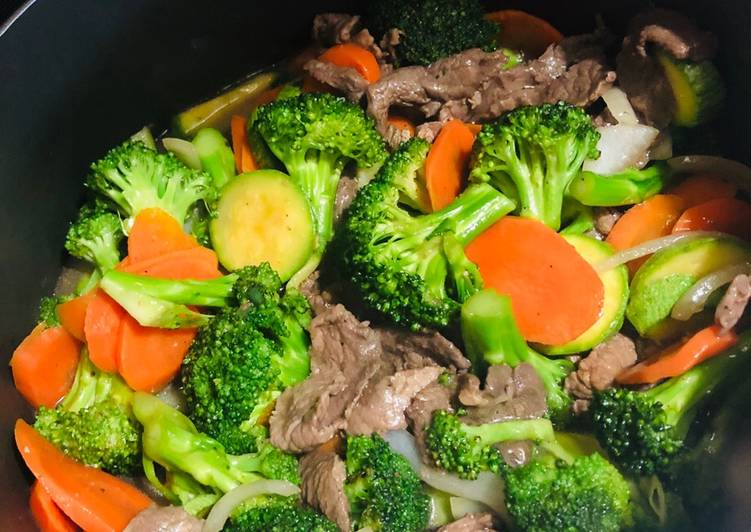 Carne de Res con Brócoli Tipo Chino Receta de Cocina Facil Cookpad