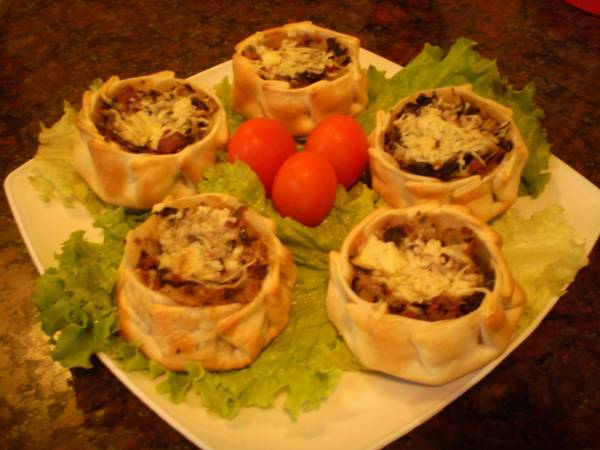 Canastitas de verduras