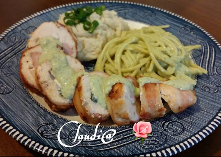 Pechugas Rellenas(Cordon Bleu)🌹 Receta De Compartiendo Sazón Con ...