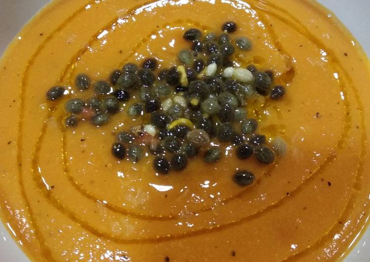 
    Gazpacho de papaya
  