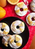 Donuts fit de limón rellenos de Lemon Curd