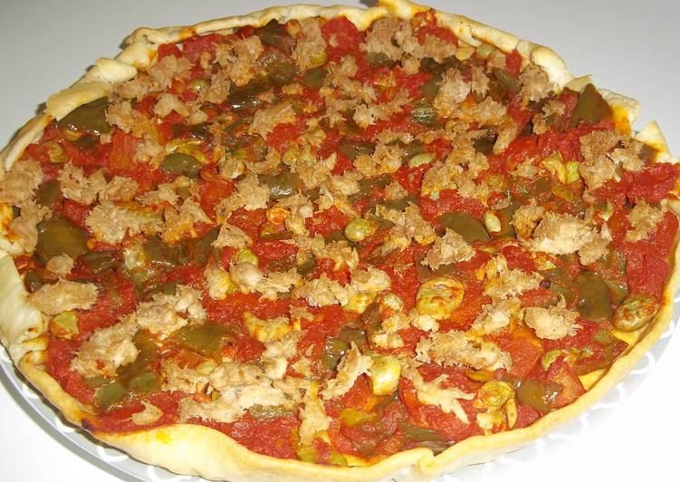 Masa coca de tomate