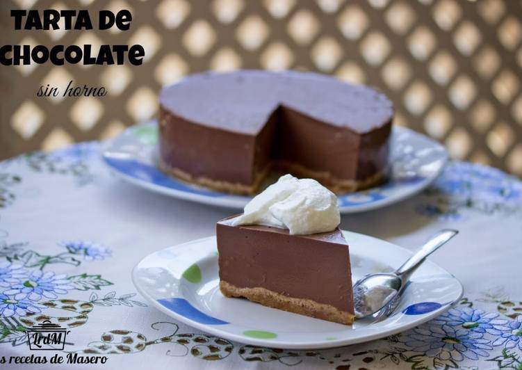 Tarta De Chocolate Sin Horno Receta De Las Recetas De Masero Cookpad