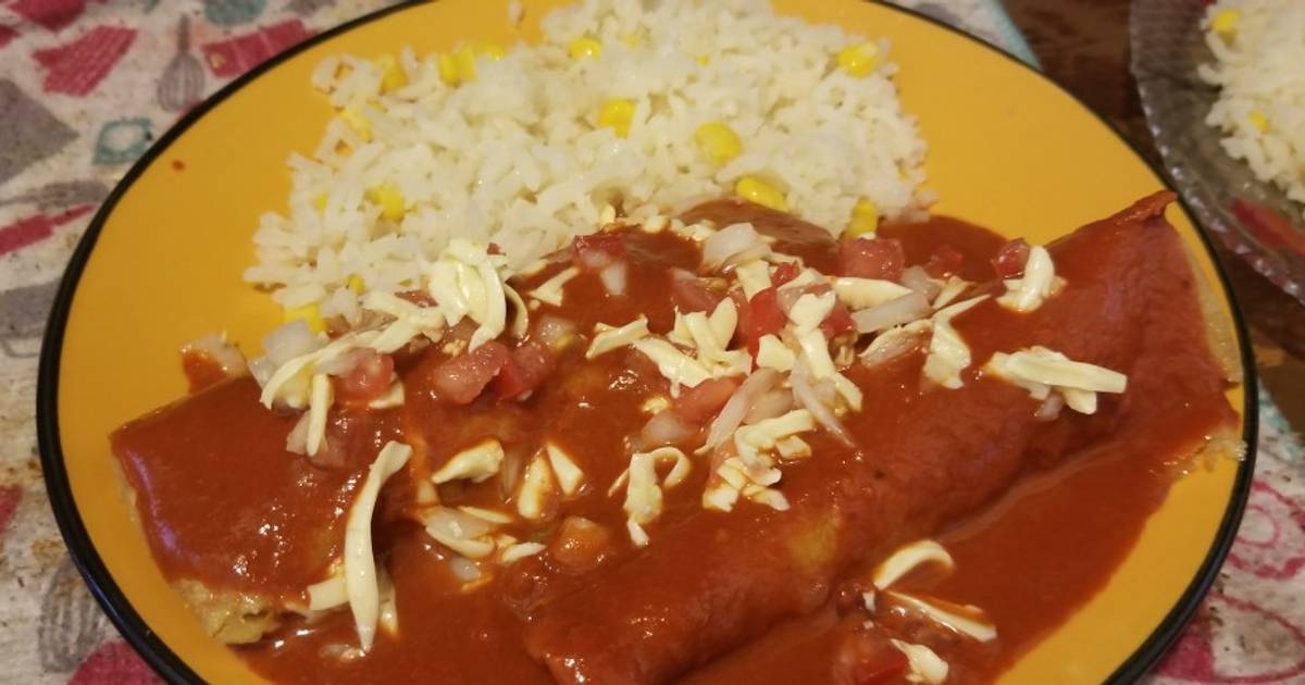 Enchiladas Rojas 64 Recetas Caseras Cookpad