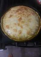 Tarta de calabaza y pollo light