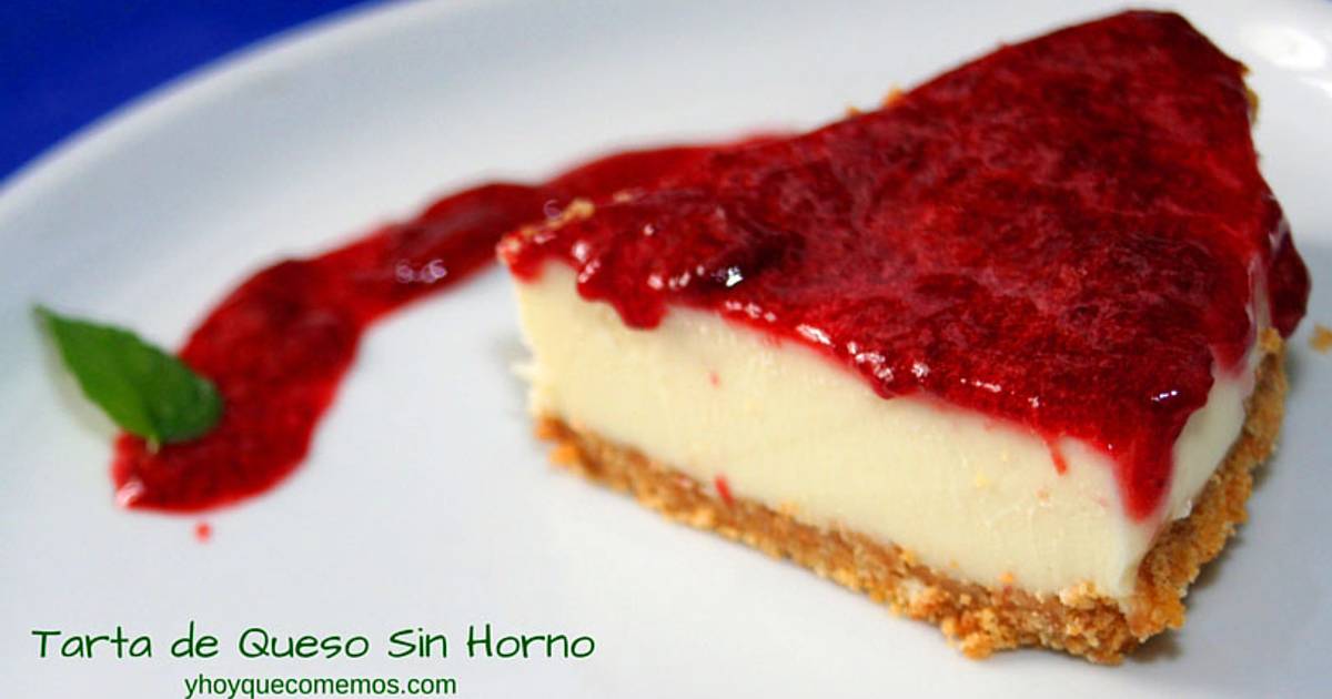 Tarta De Queso Horno Sin Huevo