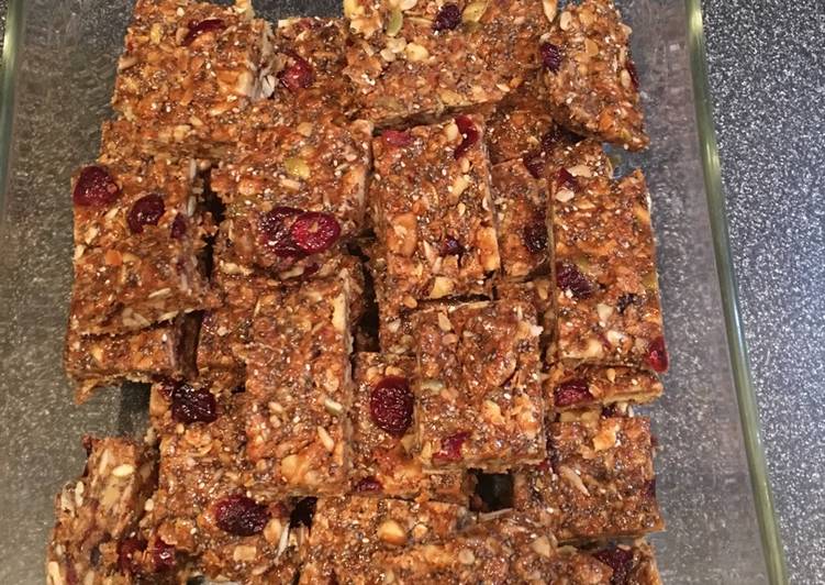 Recetas de barritas de cereal saludables
