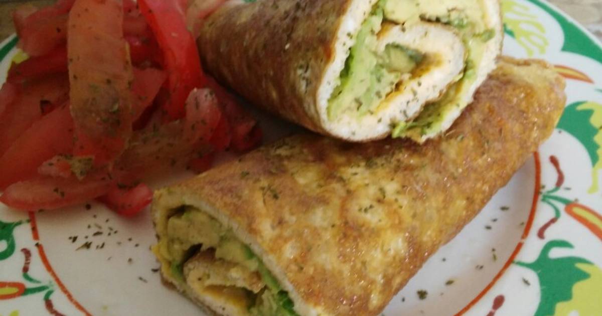 Tortilla rellena 338 recetas caseras Cookpad
