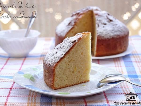 Bizcocho de leche condensada y limón