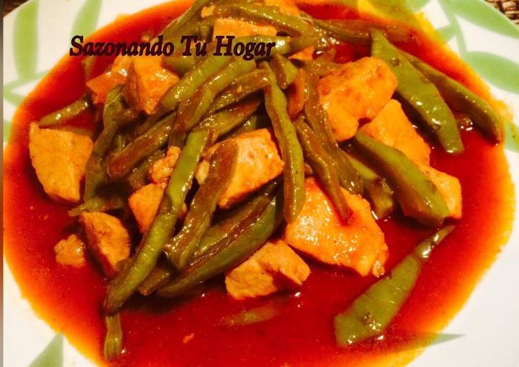 carne de puerco en chile colorado