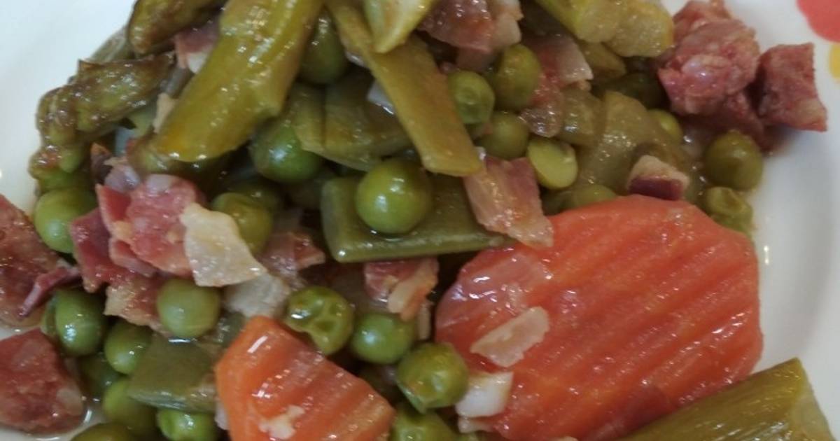 34 Best Pictures Cocinar Menestra Congelada - Sabor en cristal: Menestra de verduras con almendras